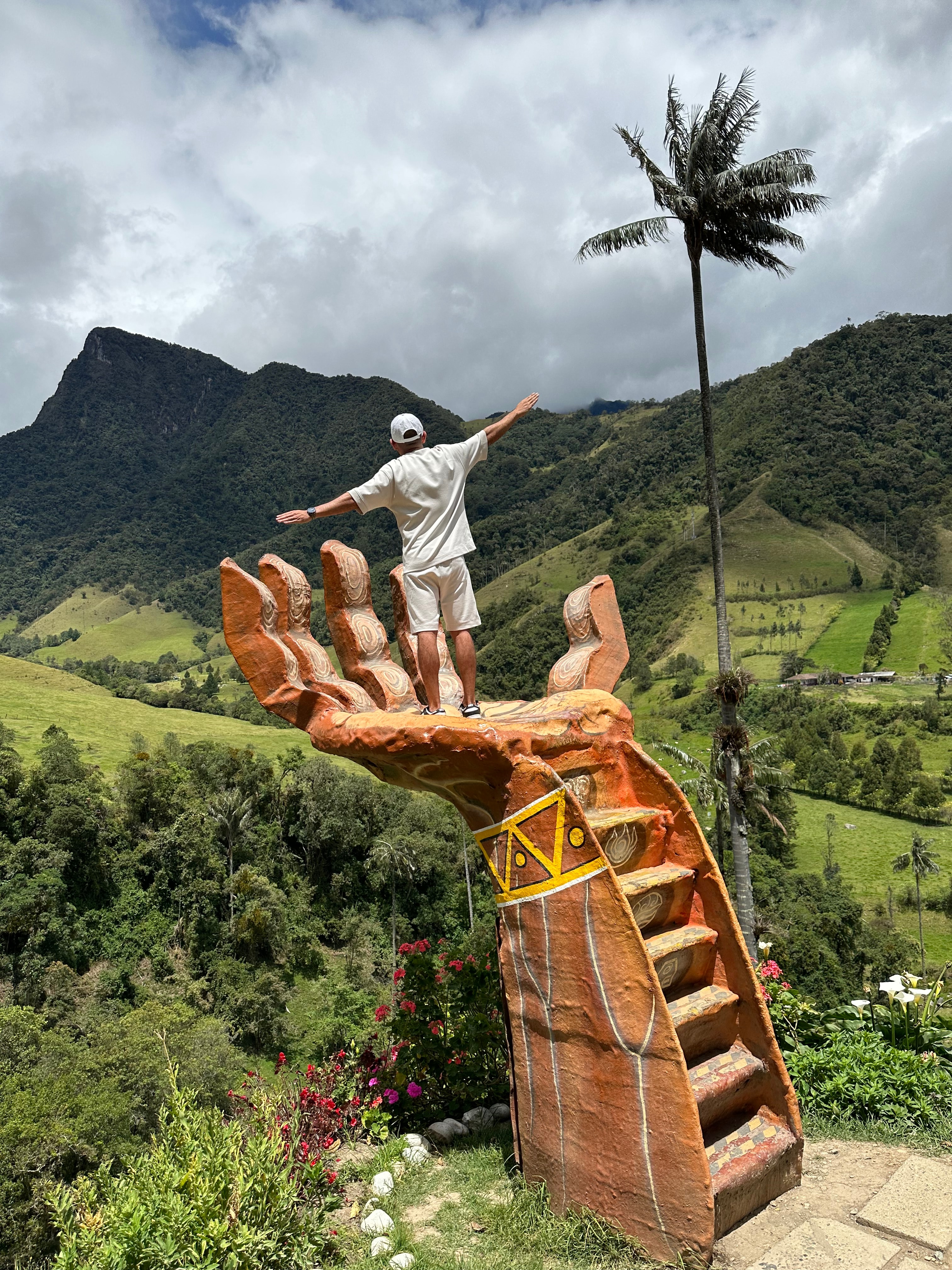 Chris in Cocora Valley, Colombia